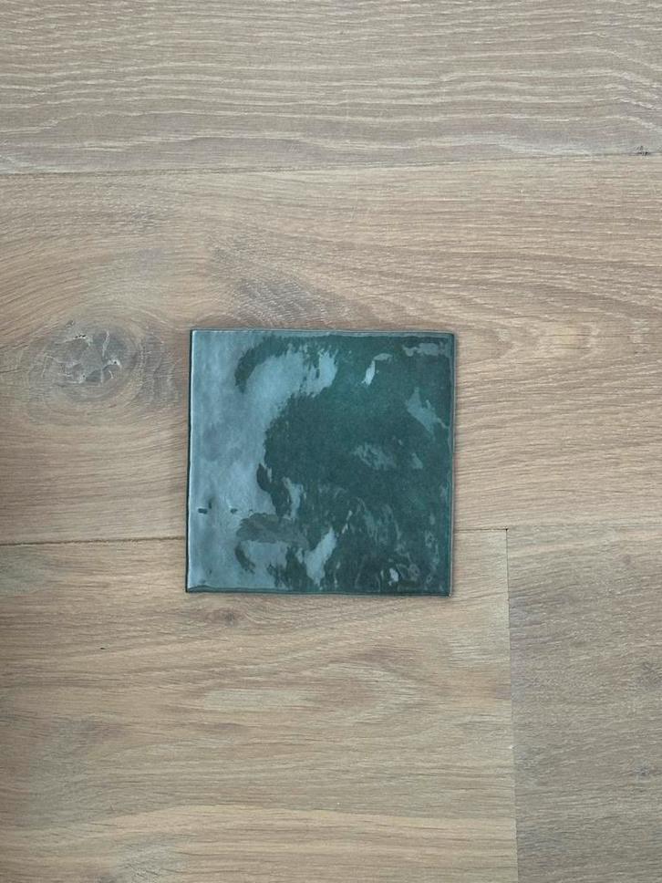Equipe Artisan Moss Green Wandtegels - 0,5 m2, Doe-het-zelf en Verbouw, Tegels, Nieuw, Wandtegels, Keramiek, Minder dan 20 cm