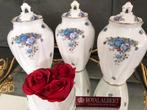Royal albert MOONLIGHT ROSE DEKSELVAZEN 💙🤍💙🤍, Ophalen, Gebruikt, Bord of Schaal