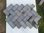 Antraciet grijs blauwe beton klinkers, Tuin en Terras, Tegels en Klinkers, Ophalen, Zo goed als nieuw, Beton, Klinkers