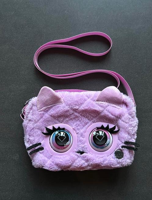 Purse Pets schoudertas, Cattitude, interactieve geluiden, Kinderen en Baby's, Kindermode-accessoires, Zo goed als nieuw, Ophalen of Verzenden