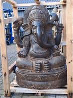 Ganesha lavasteen 100cm!, Tuin en Terras, Tuinbeelden, Steen, Zo goed als nieuw, Ophalen