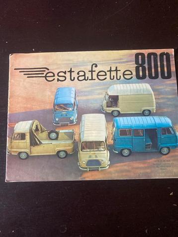 Renault Estafette 800 Reclamefolder beschikbaar voor biedingen
