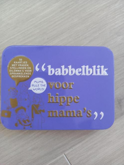 Babbelblik voor hippe mama's - Kletskaarten/ spel *Nieuw*, Hobby en Vrije tijd, Gezelschapsspellen | Kaartspellen, Nieuw, Een of twee spelers
