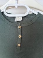 H&M donkergroene knoopjes longsleeve shirt truitje 80, Kinderen en Baby's, Babykleding | Maat 80, Jongetje of Meisje, H&M, Ophalen of Verzenden