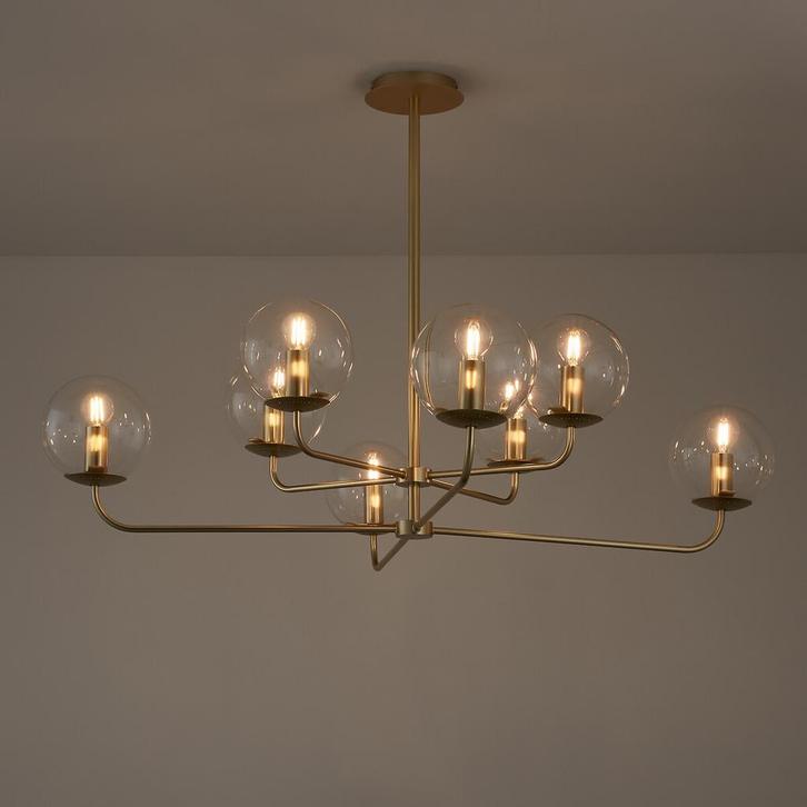 La Redoute Interieurs Moricio Hanglamp, Huis en Inrichting, Lampen | Hanglampen, Nieuw, 75 cm of meer, Glas, Ophalen