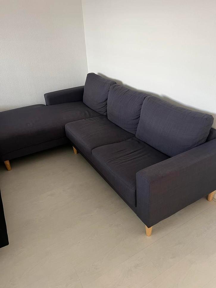 Mooie Hoekbank, Huis en Inrichting, Banken | Bankstellen, Gebruikt, Hoekbank, Driepersoons, 150 tot 200 cm, 75 tot 100 cm, Stof