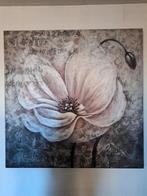 Groot schilderij met mooie bloem, Antiek en Kunst, Kunst | Schilderijen | Abstract, Ophalen