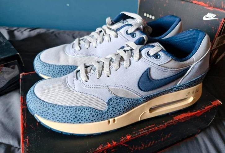 Nike air max one 1 '86 big bubble safari sketch us 12 eu 46, Kleding | Heren, Schoenen, Nieuw, Sneakers of Gympen, Blauw, Ophalen