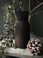 Houten pot - stoer en uniek!, Overige materialen, Overige kleuren, Nieuw, Ophalen of Verzenden