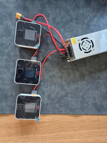  ISDT Q6 Nano Triple-Lader Setup + 17A Voeding – Klaar voor beschikbaar voor biedingen
