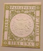 Italië Paspoortzegel - Regne D'Italia, Ophalen of Verzenden