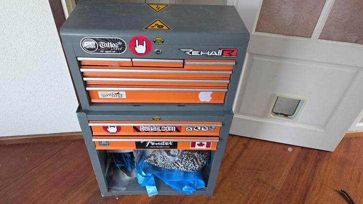 Tattoo koffer met benodigdheden, Hobby en Vrije tijd, Knutselen, Zo goed als nieuw, Gereedschap of Toebehoren, Ophalen