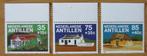 Nederlandse Antillen 731-733 serie met tab boven huizen., Verzenden, Postfris