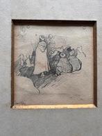 Originele tekening van Jacobus van Looy – gesigneerd, Ophalen of Verzenden