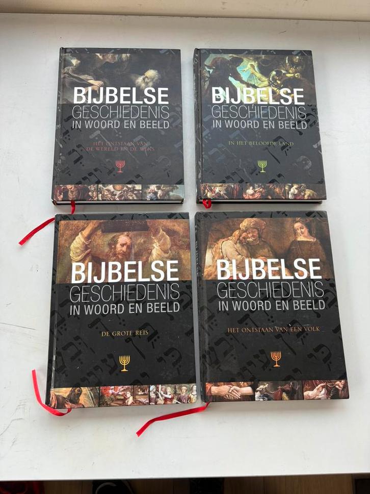(R) 4-delige Boekenreeks Bijbelse Geschiedenis Woord Beeld, Boeken, Thrillers, Zo goed als nieuw, Verzenden