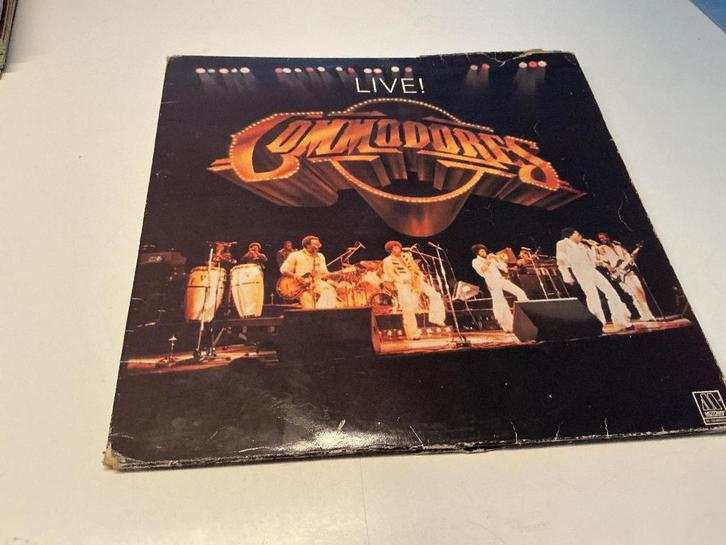 Dubbel lp the Commodores live, Cd's en Dvd's, Vinyl | R&B en Soul, Gebruikt, Soul of Nu Soul, 1980 tot 2000, 12 inch, Ophalen of Verzenden