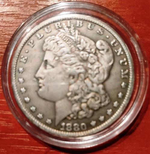 Morgan Dollar 1880 (CC), Postzegels en Munten, Munten | Amerika, Losse munt, Noord-Amerika, Ophalen of Verzenden