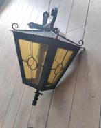 Antieke buitenlamp/ lantaarn, Tuin en Terras, Buitenverlichting, Waterbestendig, Netvoeding, Gebruikt, Wandlamp