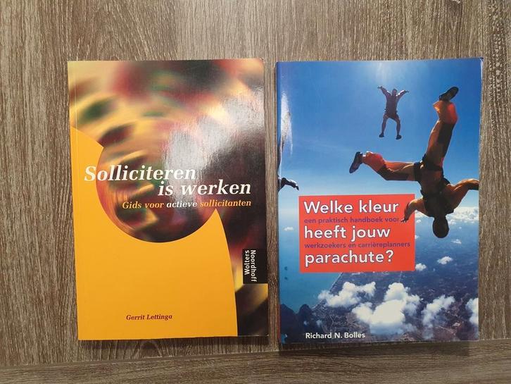 2 boeken over carrièreplanning en solliciteren, Boeken, Advies, Hulp en Training, Zo goed als nieuw, Ophalen of Verzenden