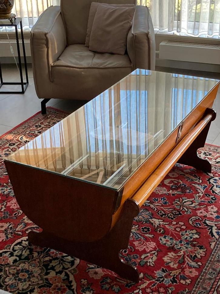 Salontafel roeiboot glas, Antiek en Kunst, Antiek | Woonaccessoires, Ophalen