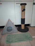 Krabpaal + huisje, Dieren en Toebehoren, Ophalen, Gebruikt