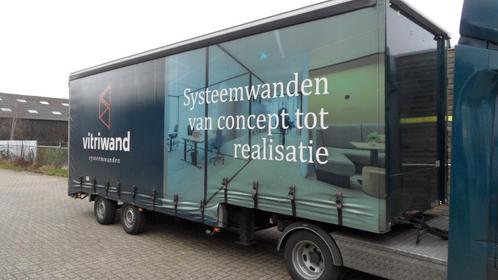 BE - Oplegger Semi-Schuifzeil, Auto's, Vrachtwagens, Particulier, ABS, Aanhangers en Opleggers, BTW verrekenbaar, Ophalen