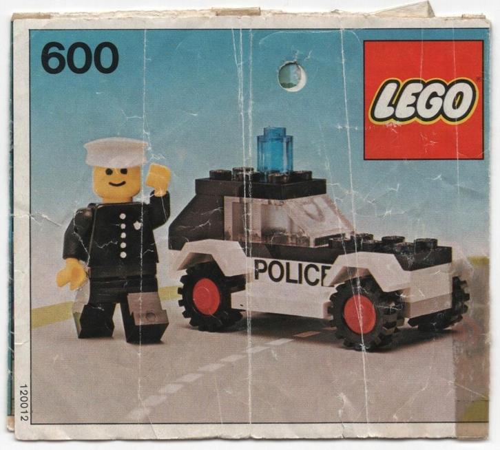 lego 600-2 lego City, Classic City Police (1978), Kinderen en Baby's, Speelgoed | Duplo en Lego, Gebruikt, Lego, Complete set