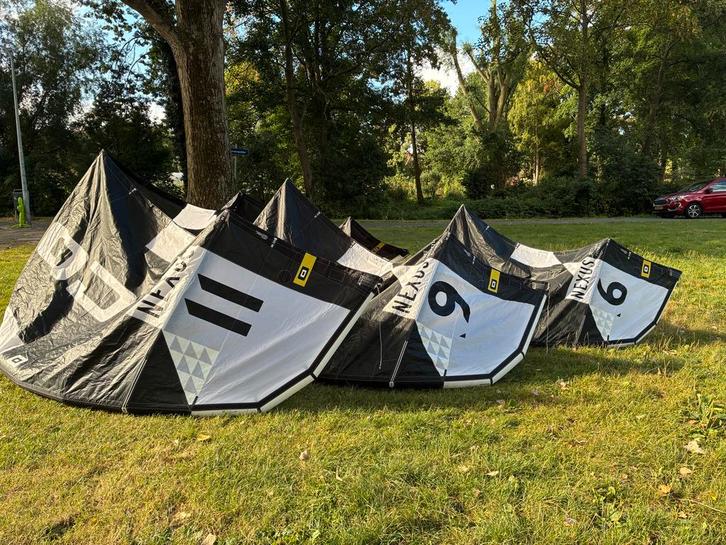 Core nexus 2 11-9-6 mtr Complete Kitesurf Set - Goede Staat!, Watersport en Boten, Kitesurfen, Gebruikt, Kitesurf-set, 8 m², Twintip