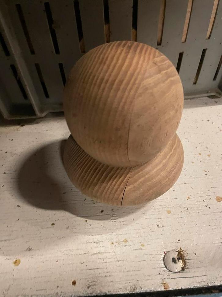 Houten Draaiknoppen/Poten - Diverse, Doe-het-zelf en Verbouw, Hout en Planken, Gebruikt, Overige typen, Overige houtsoorten, Minder dan 200 cm