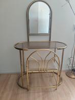 Vintage Hollywood Regency kaptafel met stoel, Huis en Inrichting, Tafels | Sidetables, Ophalen, Zo goed als nieuw, 25 tot 50 cm