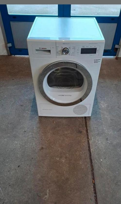 Bosch home professionele warmtepompdroger 8kg, Witgoed en Apparatuur, Wasdrogers, Zo goed als nieuw, Condens, Voorlader, 6 tot 8 kg