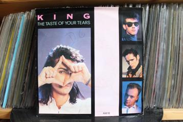 7" Single King - Taste Of Your Tears / Crazy Party beschikbaar voor biedingen