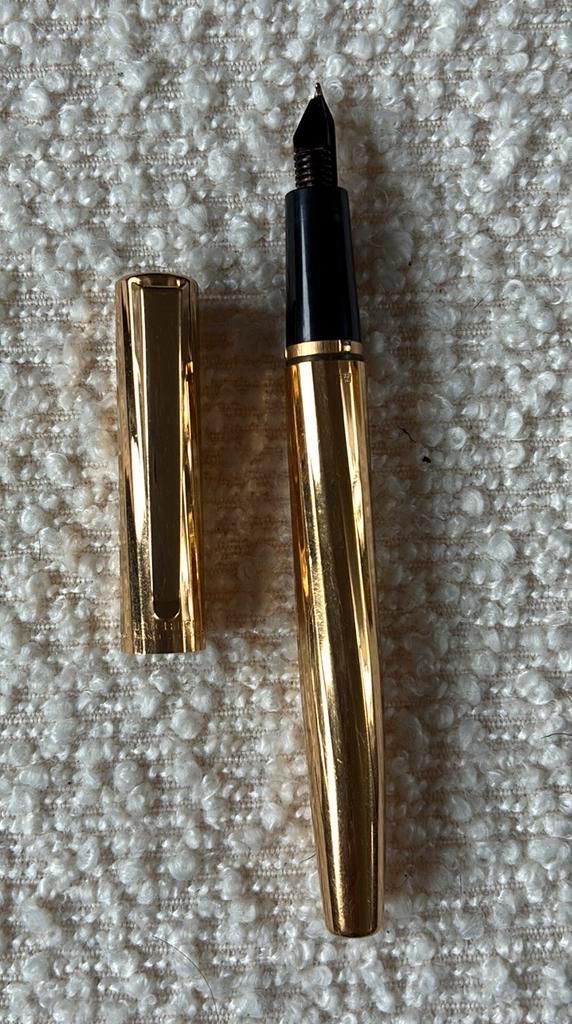 Waterman vulpen 18K gouden nib – 1970 – verzamelobject, Verzamelen, Pennenverzamelingen, Gebruikt, Vulpen, Waterman, Ophalen of Verzenden