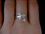 Zilveren 925 zilver ring dolfijn maat 16.5, 17.75 of 18.5, Sieraden, Tassen en Uiterlijk, Ringen, Verzenden, Nieuw, 17 tot 18