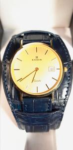 14k gouden 585 Edox heren horloge., Sieraden, Tassen en Uiterlijk, Horloges | Heren, Ophalen, Zo goed als nieuw, Goud, Overige merken