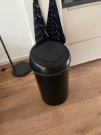 Zwarte Prullenbak met Pedaal- Brabantia, Kunststof, Gebruikt, Met pedaal, Ophalen of Verzenden