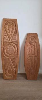 Houten Wandpanelen met Snijwerk, Antiek en Kunst, Ophalen