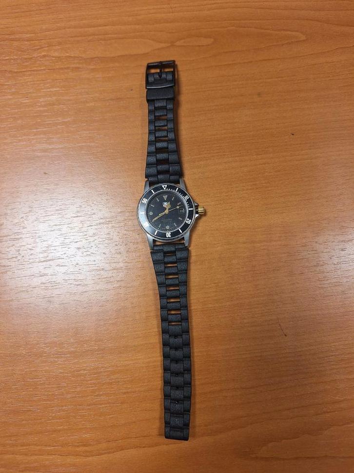 Tag Heuer horloge, Sieraden, Tassen en Uiterlijk, Horloges | Heren, Gebruikt, Polshorloge, Overige merken, Staal, Kunststof, Ophalen of Verzenden