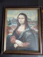 Geborduurde lijst mona Lisa, Ophalen