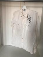 Overhemd G-Star Raw, Kleding | Heren, Overhemden, G-Star Raw, Wit, Ophalen of Verzenden, Gedragen