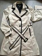 MILO Mooie beige halflang jas met ceintuur , mt 40, Maat 38/40 (M), Beige, Ophalen of Verzenden, Zo goed als nieuw
