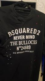 Dsquared2 trui zwart met rooie en witte verfspetters, Kleding | Heren, T-shirts, D2, Ophalen of Verzenden, Maat 56/58 (XL), Zo goed als nieuw