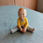 Vintage beeldje peuter met bal, Ophalen of Verzenden, Zo goed als nieuw, Overige typen
