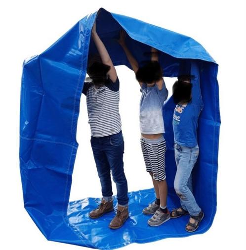 zeskamp slurf lopen / rupsen lopen te koop, Hobby en Vrije tijd, Feestartikelen | Verhuur, Zo goed als nieuw, Overige, Ophalen