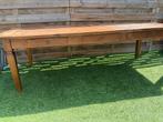 Eettafel met 8 stoelen 250x100cm, 200 cm of meer, Zo goed als nieuw, Vijf personen of meer, Rechthoekig