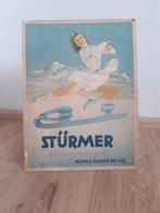 Stürmer antiek reclamebord karton blauw, Verzamelen, Merken en Reclamevoorwerpen, Ophalen of Verzenden, Zo goed als nieuw, Reclamebord