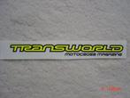 Mechanix Wear Transworld stickers M2R sticker Hiflo Krauser, Ophalen of Verzenden