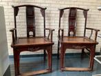 Antieke Chinese stoelen 2 stuks, Antiek en Kunst, Ophalen