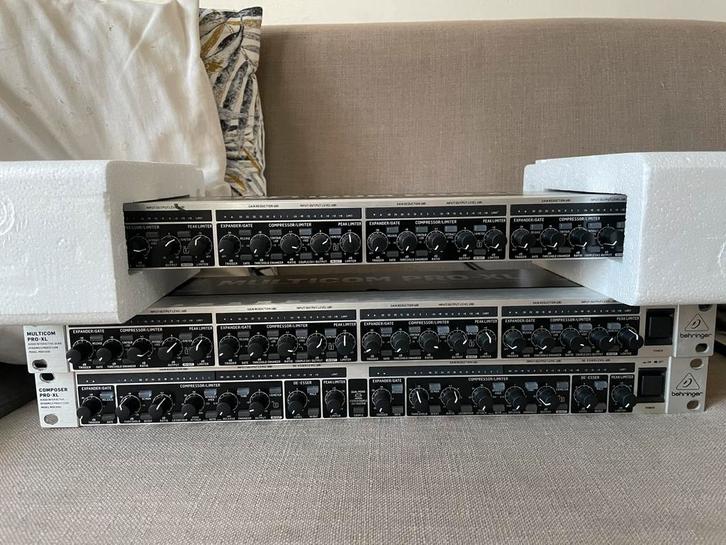 2 x Behringer multicom mdx4600, Muziek en Instrumenten, Effecten, Zo goed als nieuw, Compressor, Ophalen of Verzenden