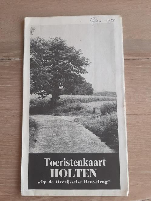 oude plattegrond toeristenkaart Holten, 1978, Boeken, Atlassen en Landkaarten, Gelezen, Landkaart, Nederland, 1800 tot 2000, Ophalen of Verzenden